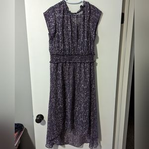 Flowy purple dress